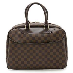 LOUIS VUITTON Damier Deauville Bowling Vanity Handbag (Special Order) N47272